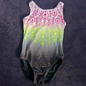 Gymnastics GK Elite Simone Biles Ombré Leotard